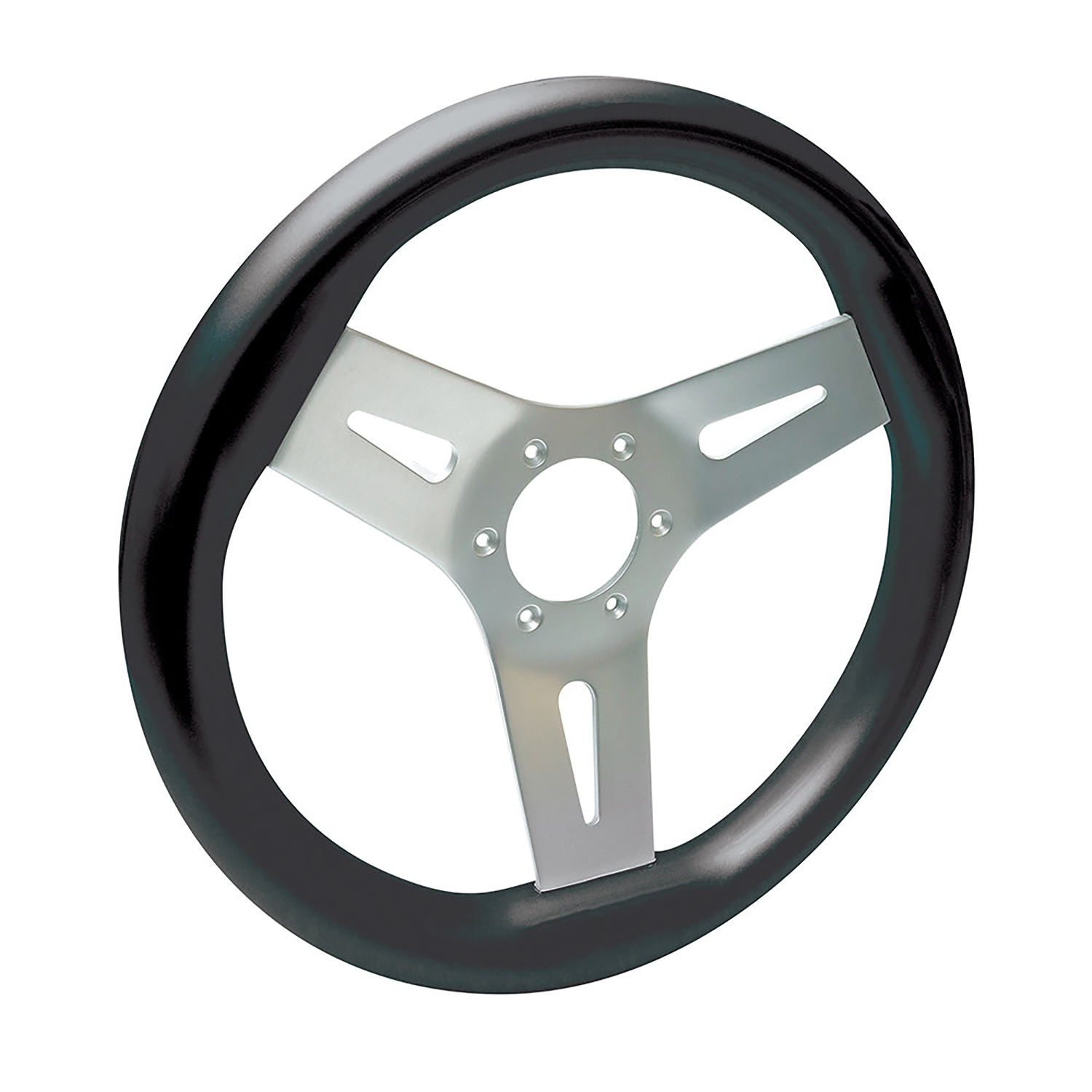 Black Livorsi Mega Grip marine steering wheel – MGWALBK Product Image 1