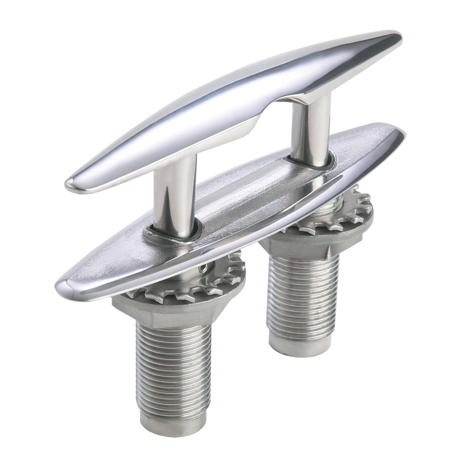 6″ polished stainless pull up cleat – PUC6 Product Image 2