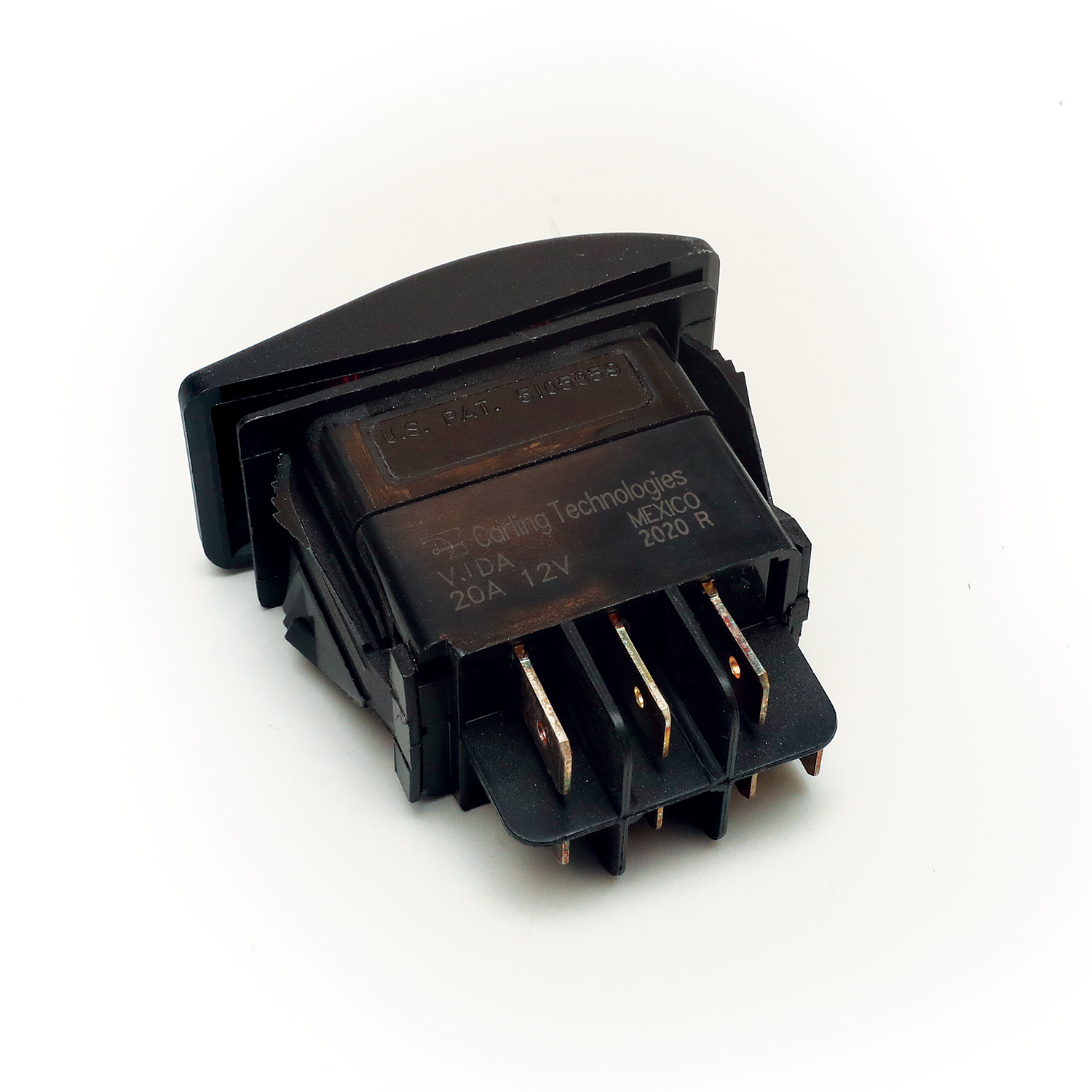 Rocker switch double on / off / on – RSDNFNLBK Product Image 2