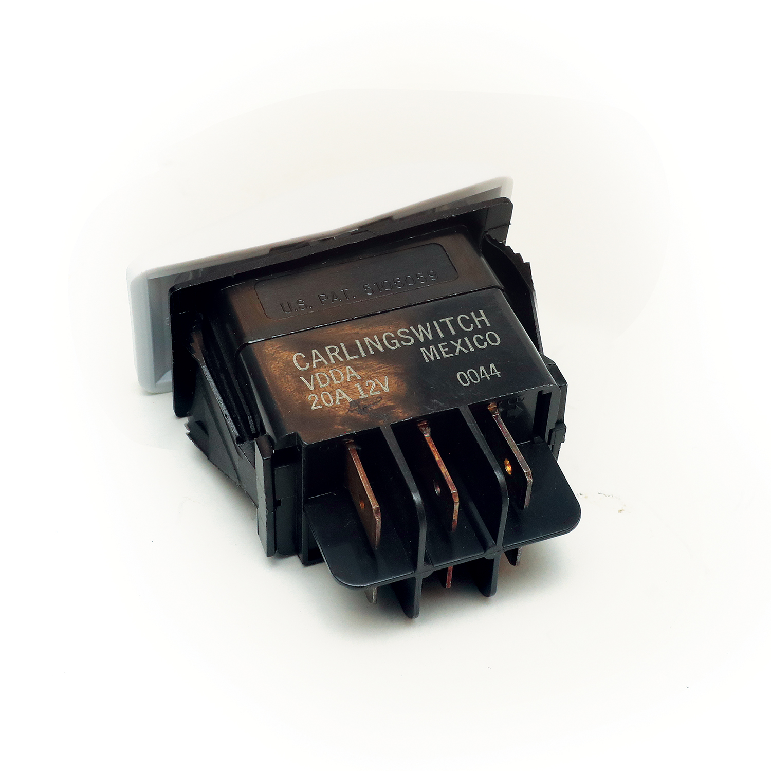 Rocker switch double on / on white – RSDNNW Product Image 2