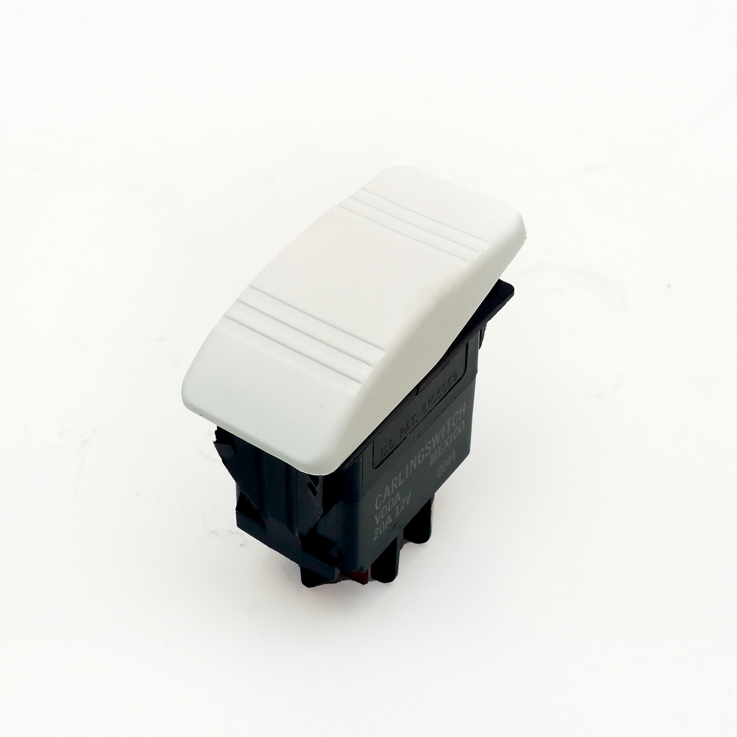 Rocker switch double on / on white – RSDNNW Product Image 1