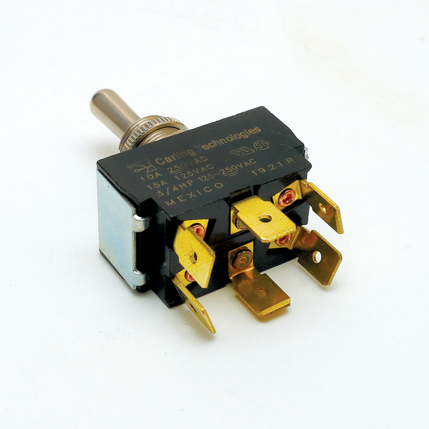 Momentary on / off / momentary on double pole double throw toggle switch – TSDMFM Product Image 1